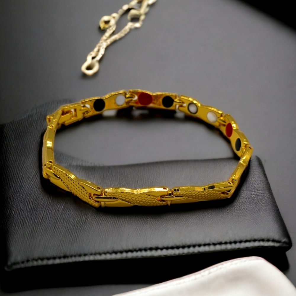 Stainless steel bracelet Gold Tone Unisex